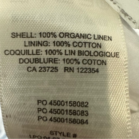 Wilfred 100% Organic Linen White Mini Skirt size 4 - Picture 6 of 9